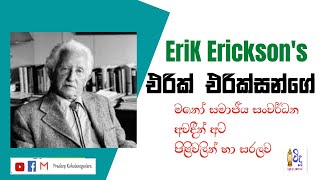 Human Development Stages  Eric Erickson  Vidushree Lanka  the Sinhala මිනිසාගේ සංවර්දන අවදීන් [upl. by Thordis]