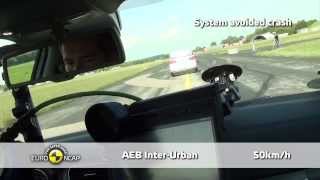 VW Golf  Euro NCAP 2013 AEB Test [upl. by Adnalor]