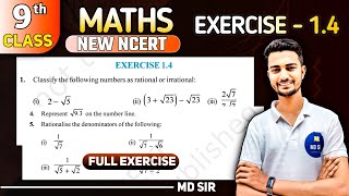 Class 9 Maths Chapter 1  Number System Solutions  Exercise 14 Q1 to Q5 [upl. by Maddi57]