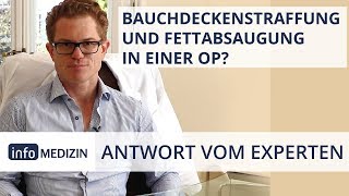 Bauchdeckenstraffung amp Fettabsaugung in einer OP  Expertenantwort von Dr Kiermeir [upl. by Hoxsie]