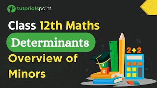 Class 12th Maths  Overview of Minors  Determinants Class 12  Tutorialspoint [upl. by Lever696]