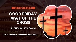 Live Way of the Cross in English by the NYG Youth at 800 am St Joseph Church Mira Road India [upl. by Adli239]