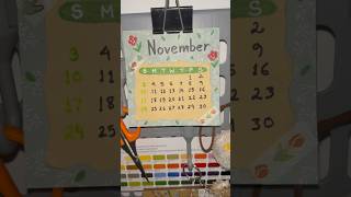 Aesthetic calendar 🗓️ shorts aesthetic diy diyprojects [upl. by Cart296]