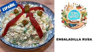 Ensaladilla Rusa  Tapas Clásicas  Ensalada Olivier [upl. by Yrtsed372]