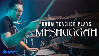 Drum Teacher Learns Meshuggah “Rational Gaze” Drum Cover [upl. by Aina596]