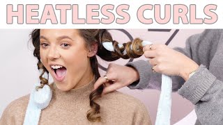 Heatless curls using a bathrobe [upl. by Cleveland]