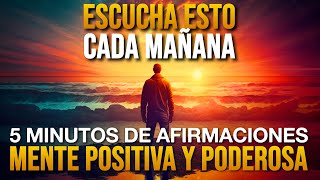 🌟 AFIRMACIONES POSITIVAS para Empezar el Día 5 minutos  Objetivos y Metas 🌟 [upl. by Ydnahs]