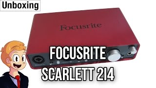 Unboxing Focusrite Scarlett 2i4 [upl. by Nosreh131]