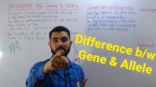 L4 Difference between Gene and Allele  Gene and Allele same or different [upl. by Aksel]