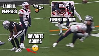 Jabrill Peppers tried to KILL Davante Adams 😰 BIG HIT Patriots vs Raiders 2023 [upl. by Nalorac360]