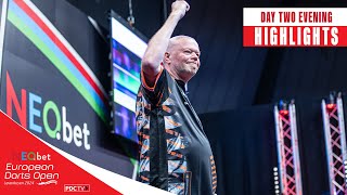 SEEDS SCATTERED  Day Two Evening Highlights  2024 European Darts Open [upl. by Gusta]