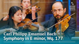 Carl Philipp Emanuel Bach Symphony in E minor Wq 177 [upl. by Taber]