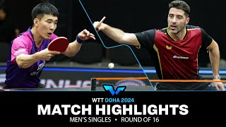 Panagiotis Gionis vs Lee Sang Su  MS R16  WTT Contender Doha 2024 [upl. by Adnerak101]