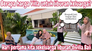 BERAPA HARGA VILLA YANG MBK DIAN SEWA PERMALAM⁉️ HARI PERTAMA KITA LIBRAN DIVILLA [upl. by Cony]