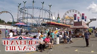 TRAVELING MIDWAYS VLOG DEGGELLER ATTRACTIONS  Maryland State Fair 2017 Timonium MD [upl. by Sallie849]