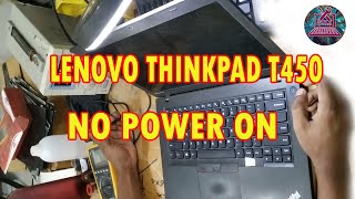 lenovo thinkpad t450 not turning on  msiinfotech lenovo laptoprepair [upl. by Llerred]