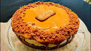 NO BAKE 5 ingredient Biscoff cake UNDER 30 MINUTES  Apni Cravings Ko Satisfy Karne Ke Liye 👩‍🍳 [upl. by Aspasia]