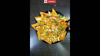 nachos chaat recipe quick and easy snack recipe nachos shorts youtubeshorts [upl. by Borden508]