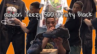 adidas Yeezy 500 Utility Black ReviewHow To Style [upl. by Donnenfeld]