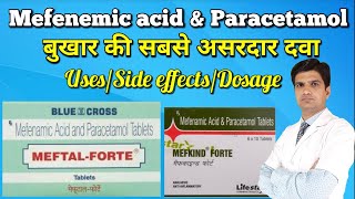 Meftal forte tablet  Mefenamic paracetamol tablet  Mefenemic acid Paracetamol tablet uses [upl. by Lyssa]