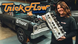 GO FAST Mopar Parts for Allisons Dart Trick Flow 190s [upl. by Akkim457]