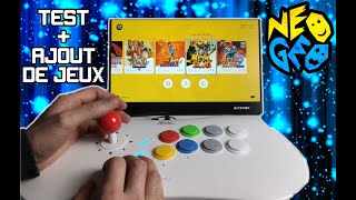 NEOGEO STICK ARCADE PRO TEST  AJOUT DE JEUX [upl. by Eiliah]