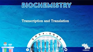 L1819 Transcription post transcriptional modification and translation Molecular Biology 56 [upl. by Gannes783]