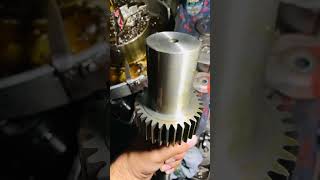 Spur shaft cutting on gear shaper ghaniengineeringwork [upl. by Holloway]