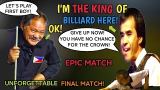 🏆CONFIDENT BILLIARD KING OF JAPAN THINKS HE CAN STOP THE MAGIC SHOT OF THE GREAT EFREN BATA REYES FM [upl. by Aihsenrad113]