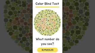 Color Blindness Test [upl. by Treharne80]