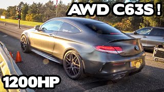 1200HP Mercedes C63S AMG 4MATIC by GADMotors [upl. by Knitter]