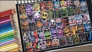 Drawing the UCNPoster  FNaF [upl. by Aubree709]