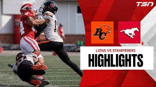 BC Lions vs Calgary Stampeders  CFL HIGHLIGHTS WEEK 7 [upl. by Aonian]