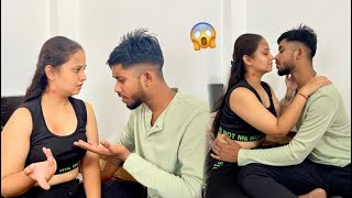 Love Bite Prank On Boyfriend 😱Gone Extremely Wrong  Official Kinjal [upl. by Yentrok351]