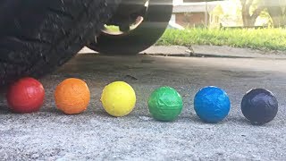 CRUSHING BATH BOMBS AND FLORAL FOAM  WET Vs DRY AND FROZEN  By CAR  SATISFYING ASMR [upl. by Lilas]