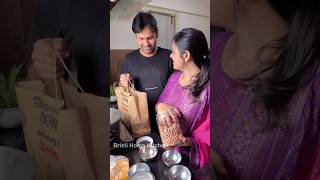 Husband ka favourite bnaya aaj shorts bristihomekitchen bhunja [upl. by Merrow551]