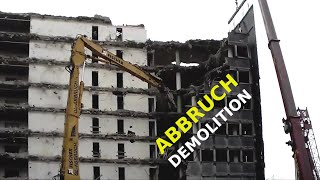 Abbruch Versatel Hochhaus in Stuttgart  Demolition Skyscraper in Stuttgart [upl. by Aniaj832]