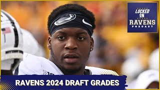 Grading Baltimore Ravens full 2024 draft each pick of teams rookie class [upl. by Ylluz]