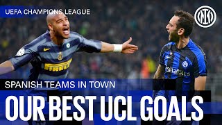 SPANISH TEAMS IN TOWN 🇪🇸🌃  OUR BEST UCL GOALS ⚫🔵 [upl. by Gaudet463]