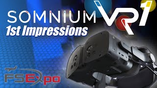 First Impressions of the Somnium VR1 from Flight Sim Expo 2024 [upl. by Blackstock]