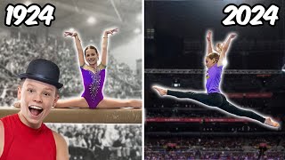 We tried 100 YEARS of Gymnastics [upl. by Perrins]