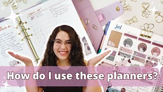 How To Plan In Multiple Planners  Plan With Me EC Daily And Weekly Spreads [upl. by Marte983]