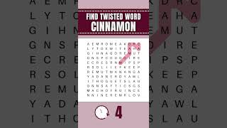 Find word CINNAMON  hard word search puzzles [upl. by Corabelle354]