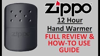 4K Full Review amp HowTo Use Guide Zippo 12 Hour Handwarmer [upl. by Suzy]