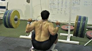 Heavy Singles and Back Squats on the CNIC [upl. by Pernell]