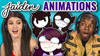 TEENS REACT TO JAIDEN ANIMATIONS [upl. by Saalocin]