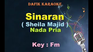 Sinaran Karaoke Sheila Majid Nada Pria Cowok Male Key Fm [upl. by Shank]