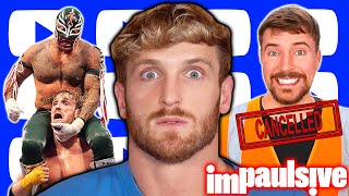 Logan Paul Saves Rey Mysterio’s Life MrBeast Makes Huge Mistake PRIME Sells 12 Billion  EP 399 [upl. by Ahsiekrats555]