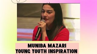 Young Youth Inspiration Muniba Mazari [upl. by Annol]