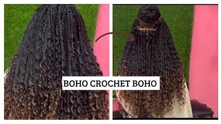 Como fazer Boho Braids método do crochet How to do Boho Braids tutorial bohobraids crochetbraids [upl. by Rhona554]